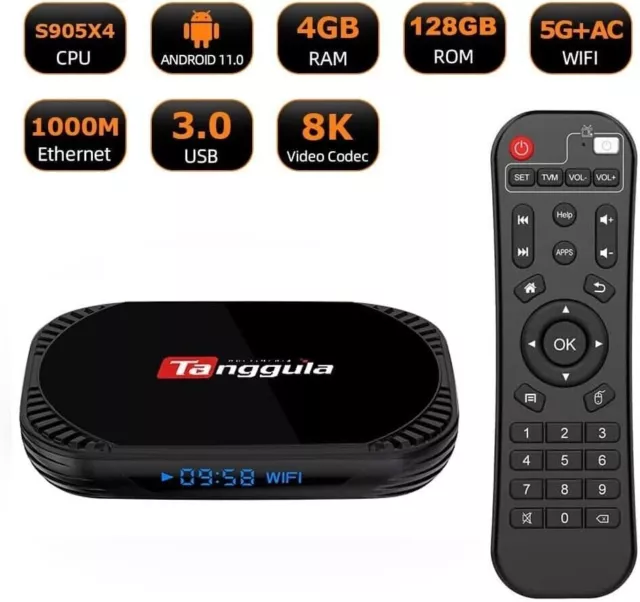 ** Used **  2022 Tanggula X5 Android 11 TV Box with newest TANGTV installed!!