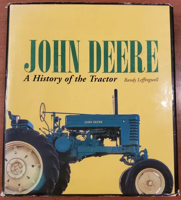 Vtg John Deere Tractor History & Picture Book HUGE HARDCOVER w/ Dust Jacket