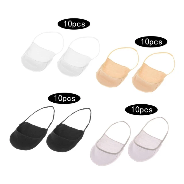 Chaussettes Invisibles Femme Avec Grip - Lot De 6 Paires, Antidérapantes Pour Sandales Et Talons