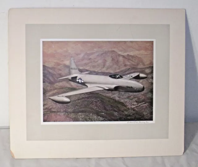 LOCKHEED P-80 SHOOTING STAR PRINT PHOTO WALL ART 1950s
