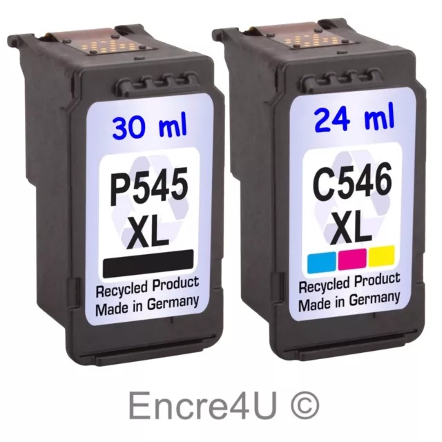 Cartouches d'encre non-oem Canon PG545 XL et CL546 XL : à l'unité ou x 2 x 3 x 4