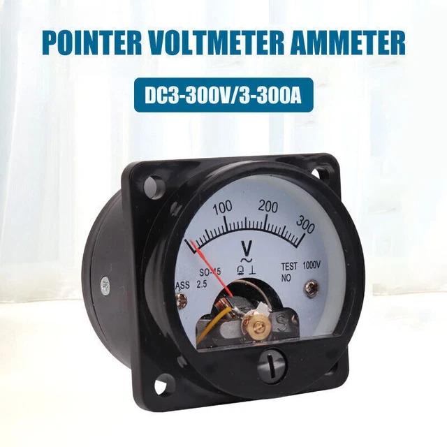 Analoges Amperemeter & Voltmeter – DC-Messgerät 0–10A / 0–30V Für Auto & Elektronik