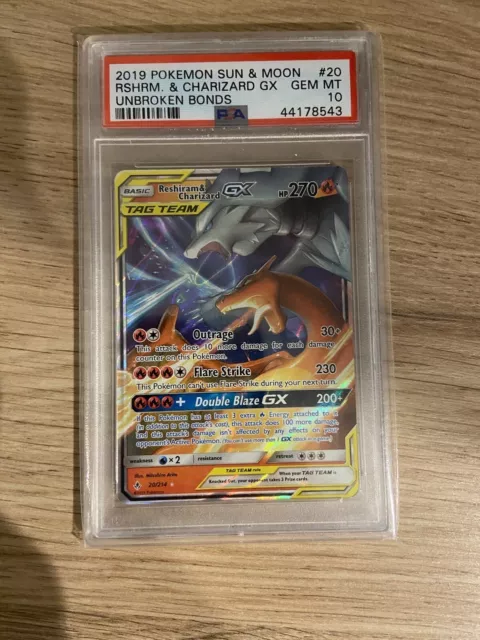 POKEMON TCG Reshiram & Charizard GX 2019 Pokemon TCG Unbroken