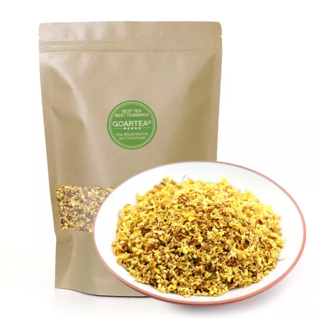 GOARTEA Natural Sweet Osmanthus Flower Tea Golden Fragrant Dried Chinese Herbal