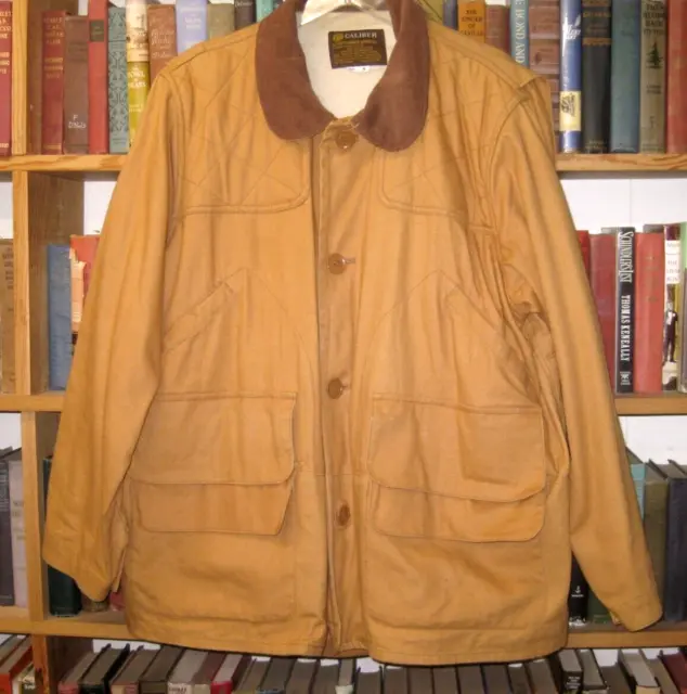 Vintage CALIBER Sportsman's Apparel Cotton Hunting Jacket Coat Men's Size Medium