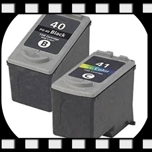 CARTUCCE "ORIGINALI RIGENERATE" CANON PG 40BK  e  CL 41Colore