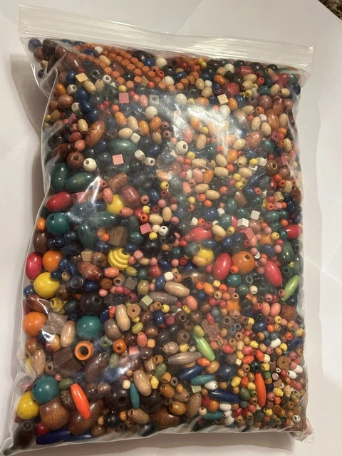 colorful Wood beads