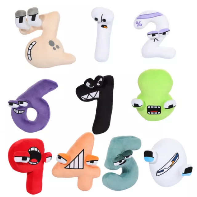 NUMBER ALPHABET LORE Seven Nine Plush Doll Baby Educational Toys Decor Gift  Home $12.72 - PicClick AU