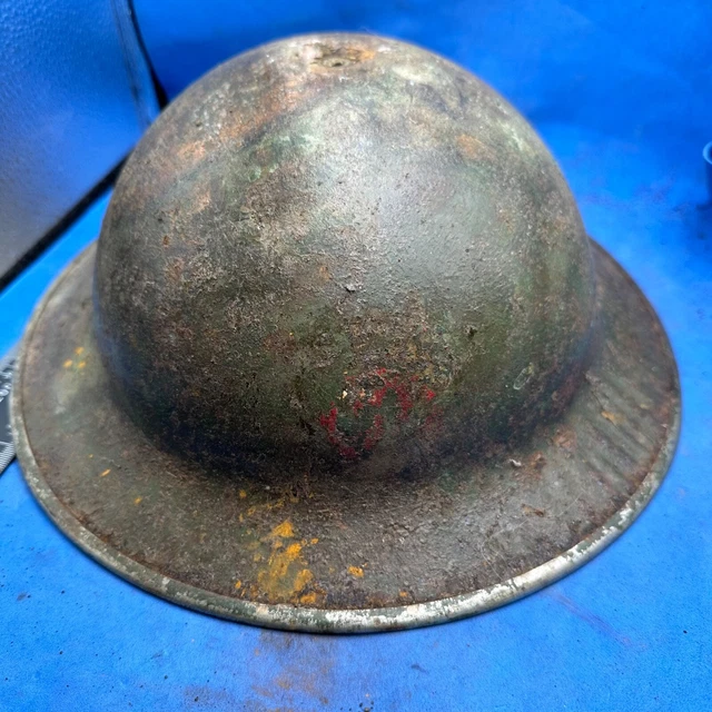 British Army Mk2 Brodie Helm - Original 2. Weltkrieg Kampfhelm