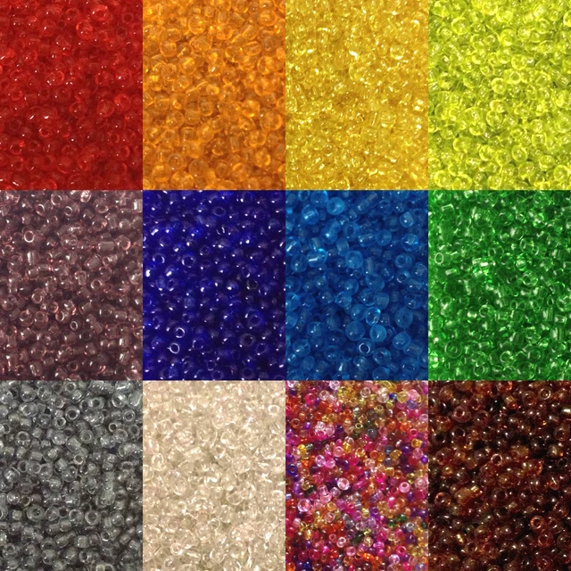 Achetez Bocal de 500 grammes de perles rocailles opaques diamètre 2,5 mm assortis 1278/16615 pas ch