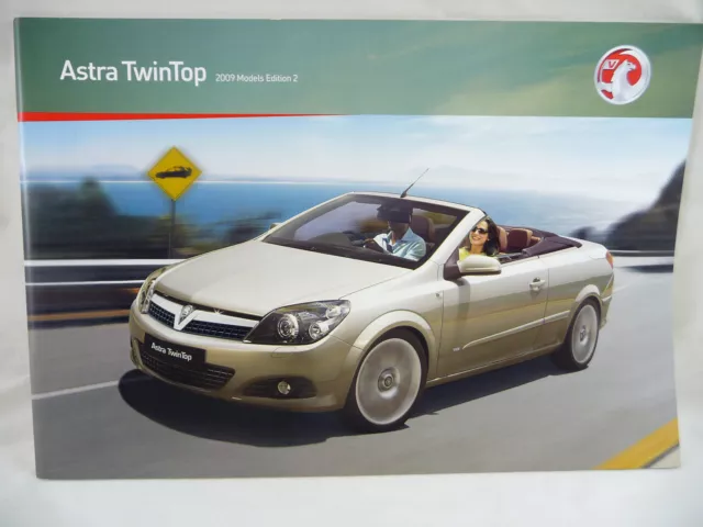 Vauxhall - Astra Twintop Twin Top Convertible - A5 Brochure 2009 New/Old Stock