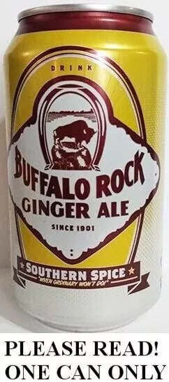 Buffalo Rock Southern Spice Ingwer Ale Neu Volle 355ml Birmingham Alabama (2022)