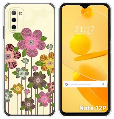 Coque Silicone pour Ulefone Note 12P Design Printemps en Fleur Dessins