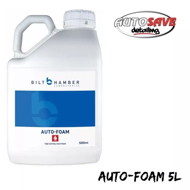 Bilt Hamber Auto Foam Snow Foam 5 L Pro Foam Vehicle Pre Wash