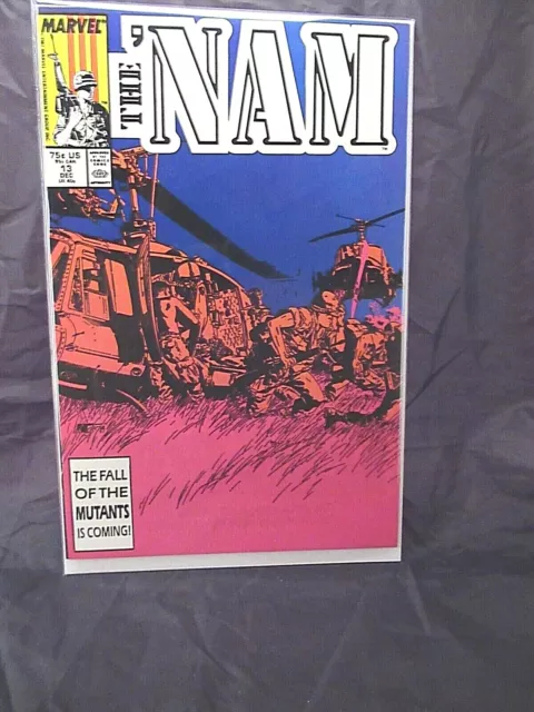 Marvel Comics THE 'NAM #13 December  1987  VF+  Boarded/Bagged !