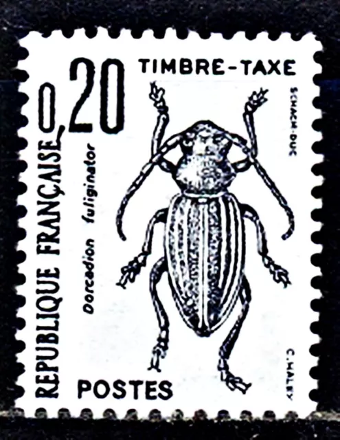 Timbre France Taxe N° 104 **  Coleopteres  Neuf Sans Charniere