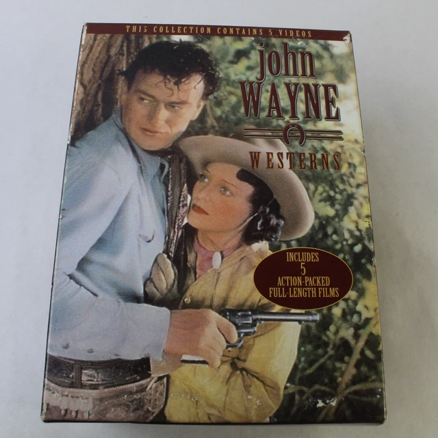JOHN WAYNE WESTERNS 5-Pack VHS 2000 Set Artisan Home Entertainment £10. ...
