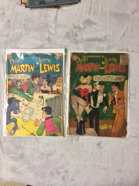Adventures of Dean Martin and Jerry Lewis, Lot of 2 Comics, #4 & 30, Low Grade