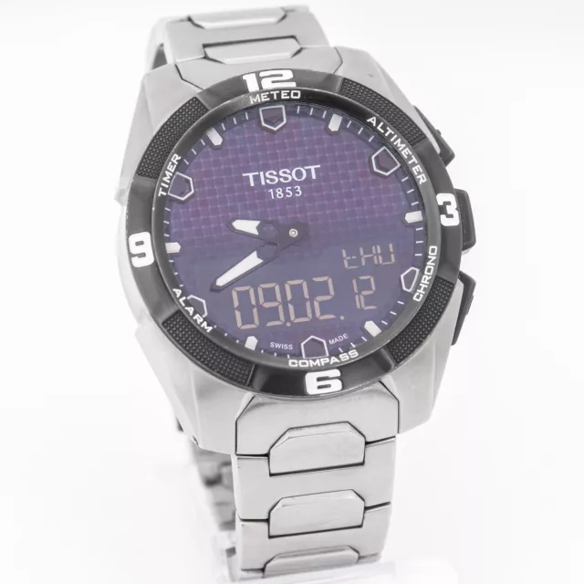 45 mm ø - Tissot T-TOUCH SOLAR E84 Herrenuhr Titanium Saphirglas Ref. T091420 3