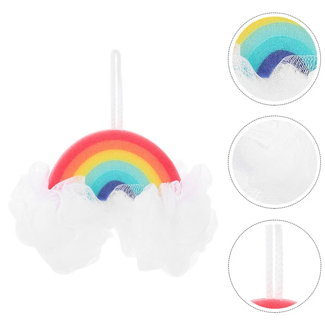 Limpiador corporal doméstico de viaje esponja Rainbow Bath esponja