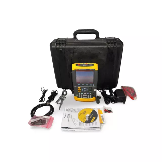 Fluke 199C ScopeMeter 2.5GS/s Dual-Input 200MHz HandHeld Oscilloscope 199/003