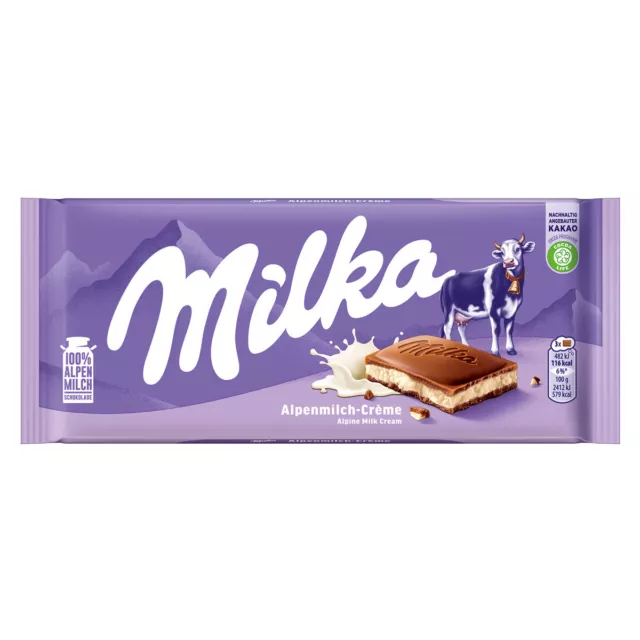 Milka Cioccolato Alpi Milchcreme