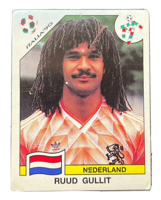 Sticker Ruud Gullit Milan AC N°185 - Calcio 1989 Euroflash (non Collé)