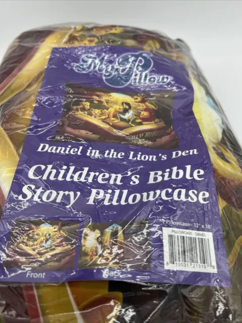 MyPillow Story of Daniel in the Lion's Den Bible Story Pillowcase&Travel Pillow 2