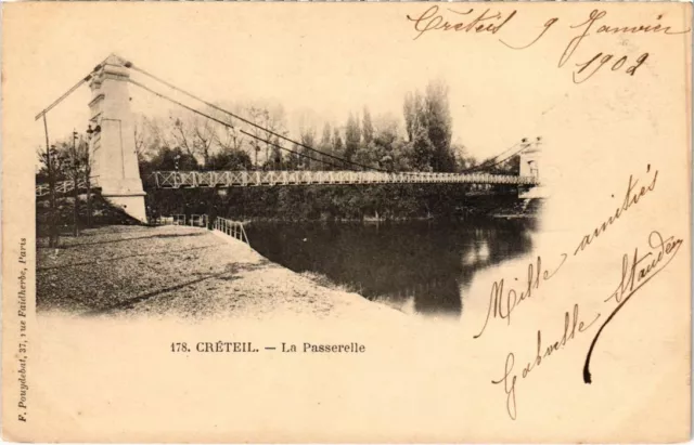 CPA AK Creteil La Passerelle FRANCE (1282324)