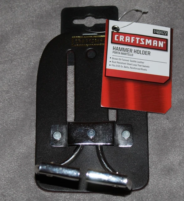 CRAFTSMAN HEAVY DUTY Quick Attach Swivel Oil Tanned Leather Hammer