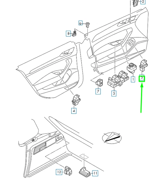 WJUSYH Ergonomische Kopfstütze Und Lendenkissen Für VW Passat B8