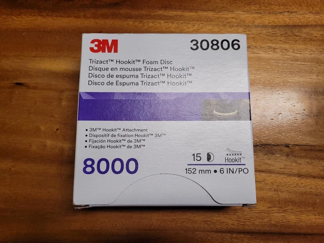 3M Trizact Hookit Feinschleifscheiben 150 mm P8000 (15 Stk)
