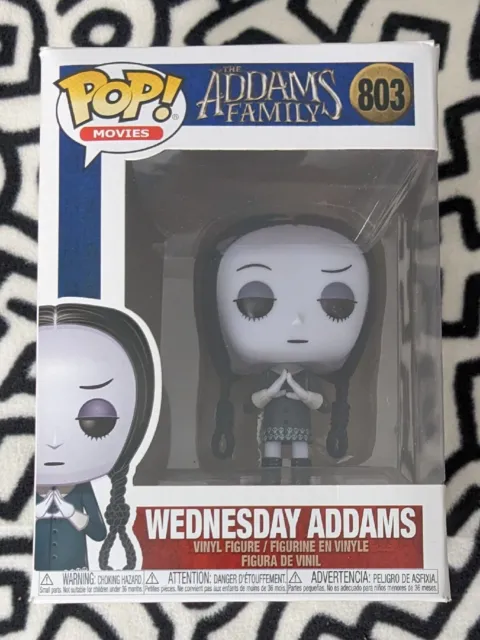 Funko Pop! The Addams Family Wednesday #803 Vinyl Figure & Protector movies goth