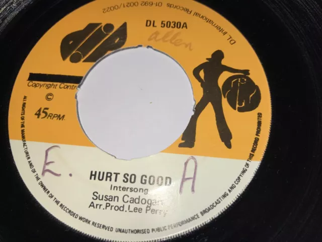 Susan Cadogan / Upsetters - Hurt So Good / Loving Is Good (Dip) 7"