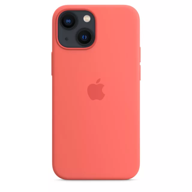 Mini funda de silicona pomelo rosa para iPhone 13