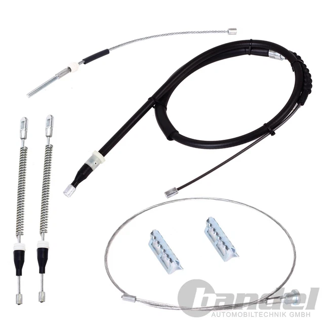 HANDBREMSSEILE für OPEL CORSA C KOMPLETT-SET (5 tlg.) FESTSTELLBREMSE SEILZUG