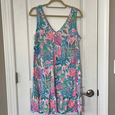Lilly Pulitzer Camilla Dress Toucan Do It Better Resort White