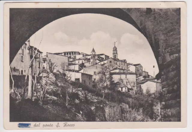Vecchia Cartolina Di Sepino - Campobasso - Dal Ponte San Rocco - Formato Grande