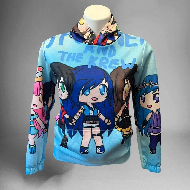 Manga Anime It's Funneh Funneh Stunner and the Krew Hooded Pullover Sweatshirt