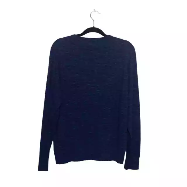 Old Navy men blue long sleeves crew neck sweater size Large