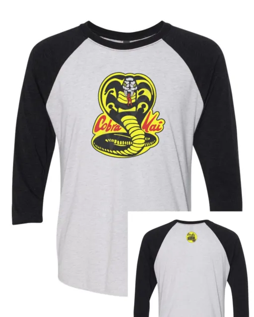 Camiseta inspirada en dojo Cobra Kai ZJ Designs béisbol Raglan Karate Kid No Mercy