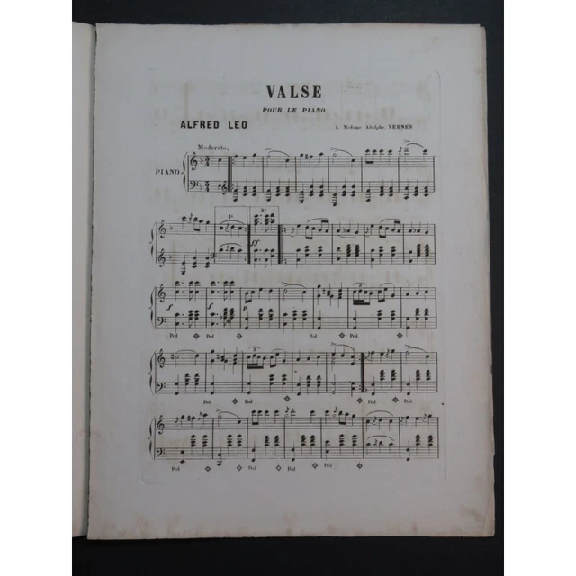 LEO Alfred Valse Piano XIXe siècle 3