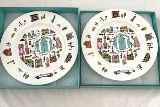 TIFFANY ＆CO. プレート TIFFANY & CO. 5TH AVENUE DESSERT PLATE TABLEWARE DISH. NEW