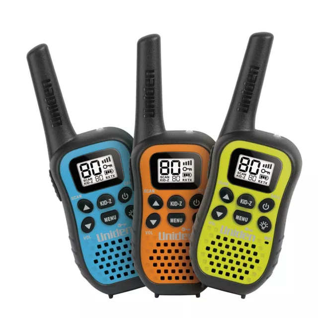 Uniden 80 Channel UHF CB Handheld RadioTriple Colour Pack UH45-3