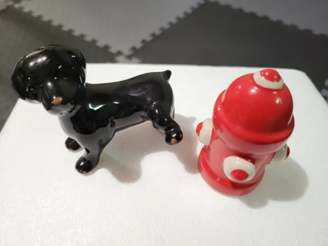Pier One Imports New Dog Fire Hydrant Salt And Pepper Shaker