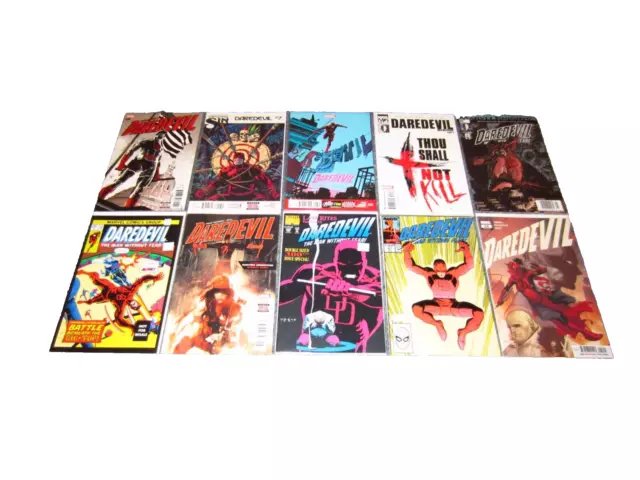 Amazing Lot Of 40 Daredevil Comic Books! Matt Murdock, Elektra, Kingpin Vf+