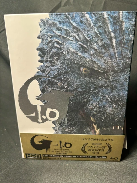 GODZILLA MINUS ONE -1.0 Deluxe Edition 4K Ultra HD+3 Blu-ray+2 libretto ...