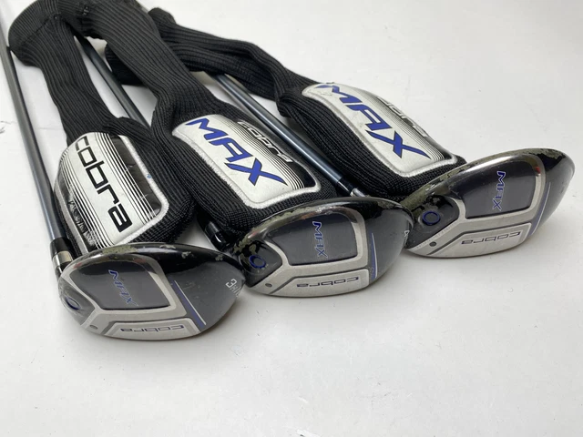 Cobra MAX Hybrid Set 3 4 5 19* 22* 25* Matrix White Tie X4 58g Regular RH HC