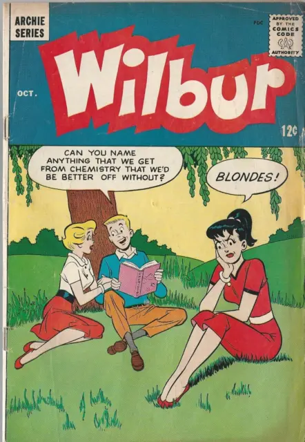 Archie Series Wilbur No. 89 Silver Age Comic Book VG GGA