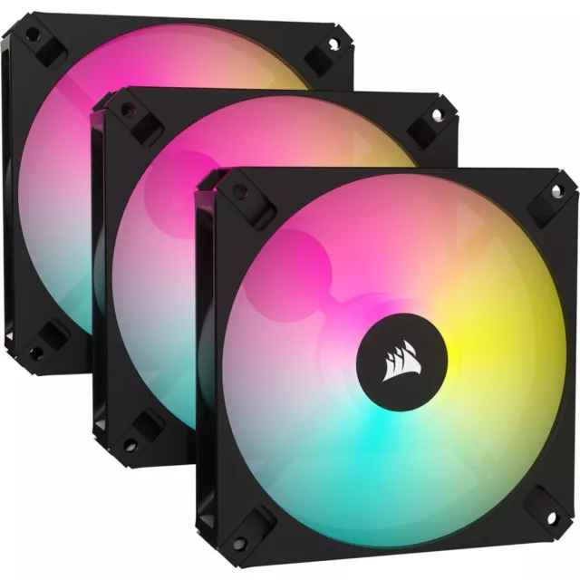 CORSAIR PWM iCUE AR120 Digital RGB Triple Pack Noir